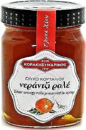 Γλυκό Κουταλιού Νεράντζι Ρολέ Κοράκης - Μαρίνος 450gr